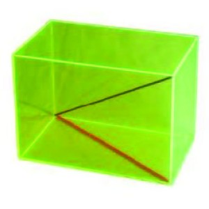 Transparent sides  cuboid